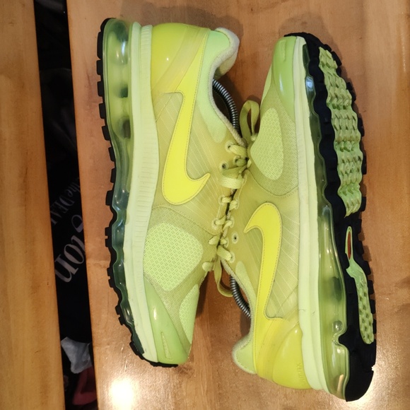 Rare Nike Air Max +2010 Volt 386368-700 Neon Green/Yellow Size 11 - Picture 6 of 16